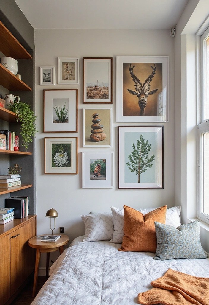 18 Bedroom Decor Hacks That'll Transform Your Space Into a Sanctuary (Don’t Miss #12!) - 13. Wall Art and Prints